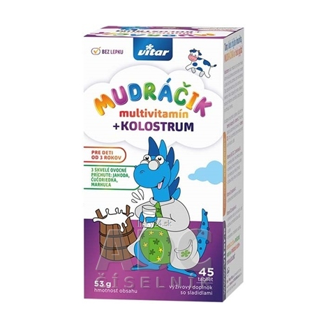 VITAR MUDráčik multivitamín + kolostrum
