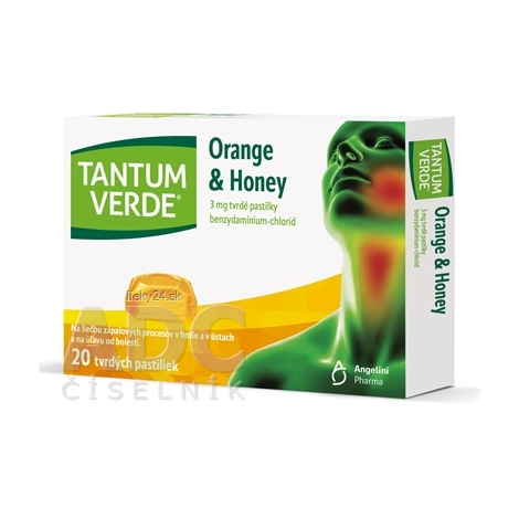 TANTUM VERDE Orange & Honey 3mg pastilky 20ks