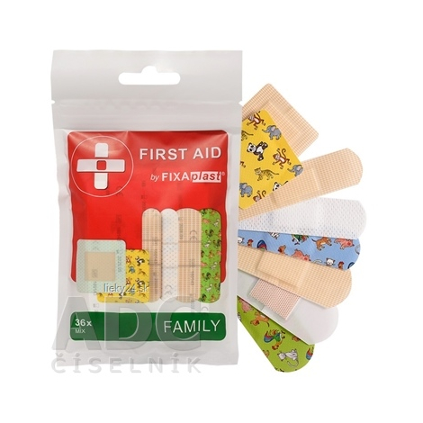 FIXAplast FIRST AID FAMILY náplasť MIX