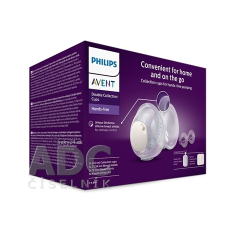 Philips Avent Hands-Free Premium Plus SCF439/01 zberače materského mlieka 2 ks
