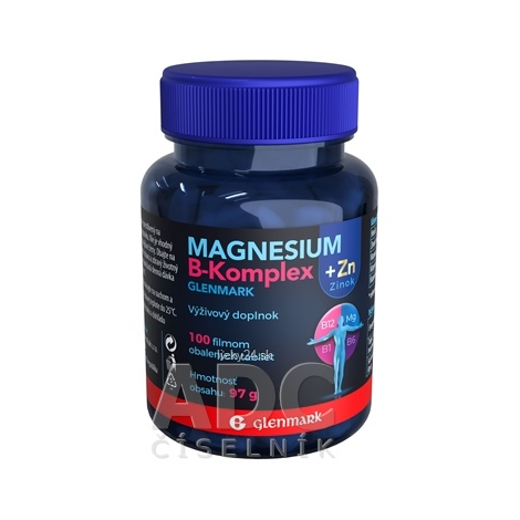 GLENMARK Magnesium B-Komplex + Zinok