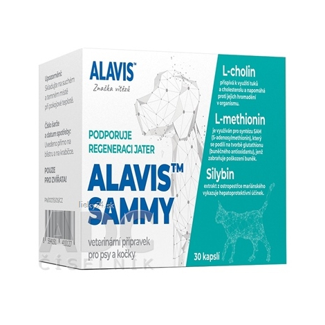 ALAVIS SAMMY na pečeň a regeneráciu pre psy a mačky 30 kapsúl