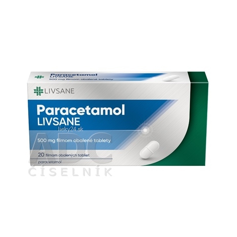 LIVSANE Paracetamol 20 tabliet