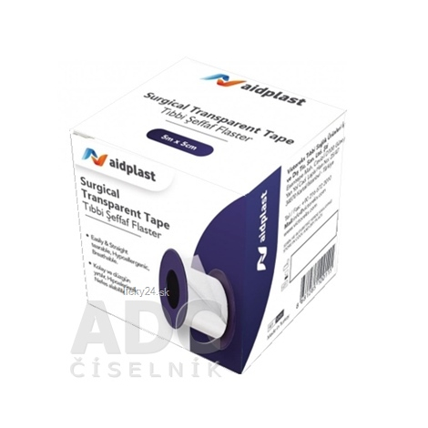 Aidplast Priehľadná porézna náplasť na cievke
