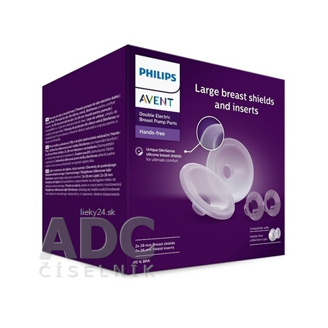 Philips Avent Hands-Free Premium Plus SCF552/11 nadstavce na bradavky 4 ks