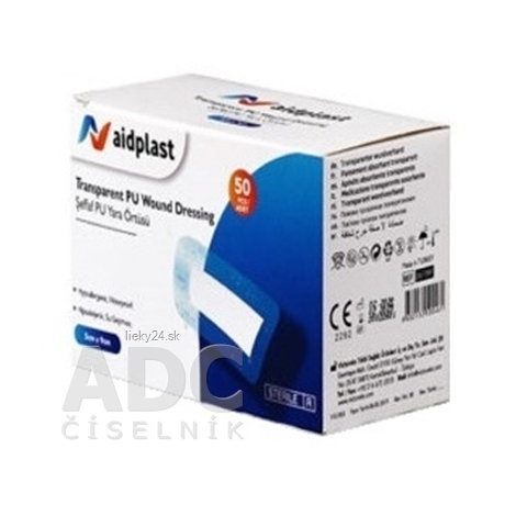Aidplast Priehľadná sterilná náplasť na rany