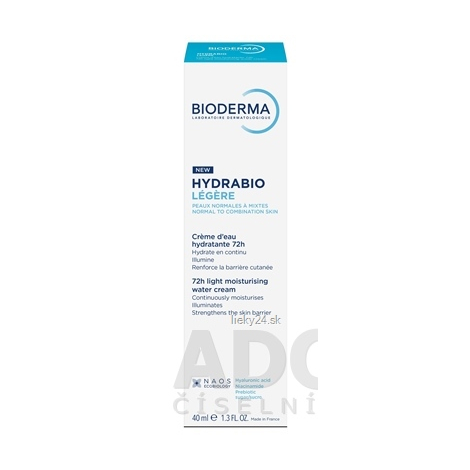 BIODERMA Hydrabio Light hydratačný krém s ľahkou textúrou 40 ml