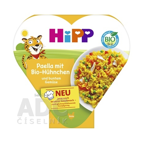 HiPP BIO Paella so zeleninou a kuracím mäsom Neu