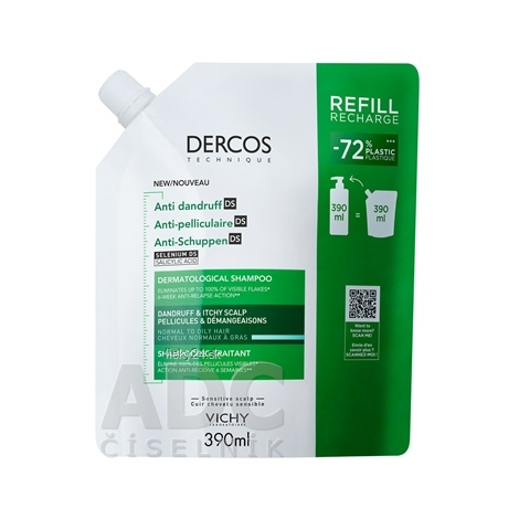 VICHY DERCOS ANTI-DANDRUFF DS GREASY REFILL