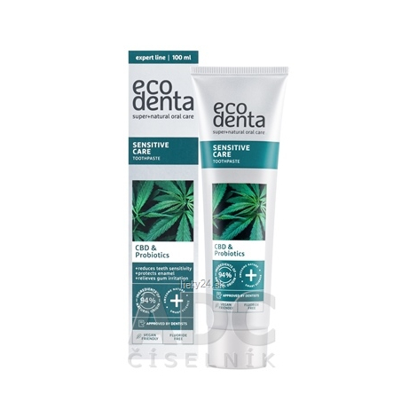 EcoDenta SENSITIVE care CBD & PROBIOTICS