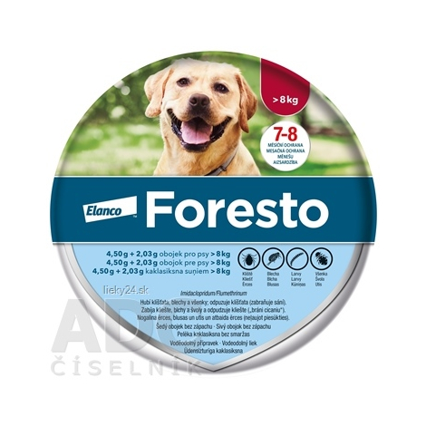 FORESTO Obojok pre psy, nad 8 kg 1 ks