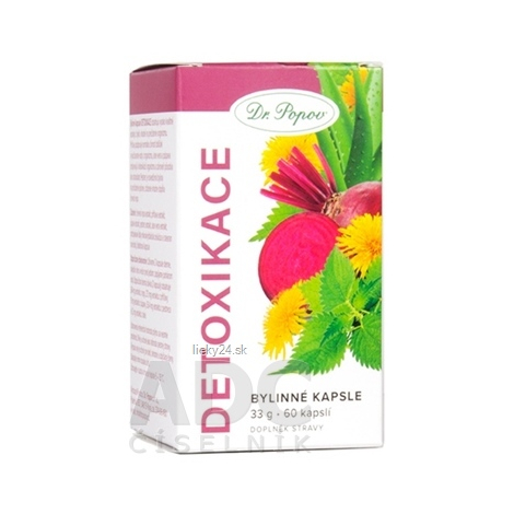 Dr. Popov Bylinné kapsuly DETOXIKÁCIA