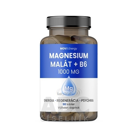 MOVit Magnesium malát 1000 mg + B6 90 kapsúl