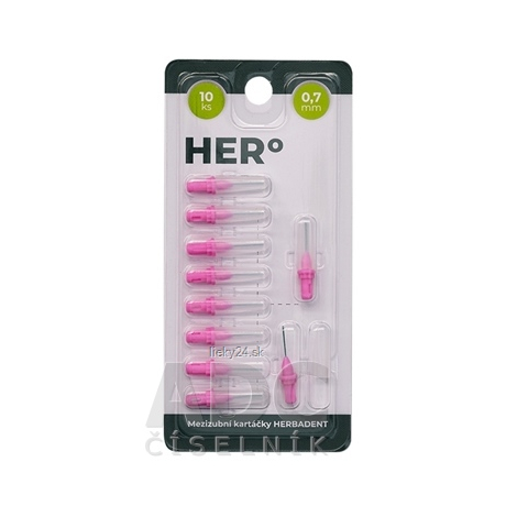 HERBADENT HERo ELECTRA Medzizubná kefka 0,7 mm