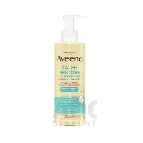 Aveeno CALM+RESTORE Foaming cleanser