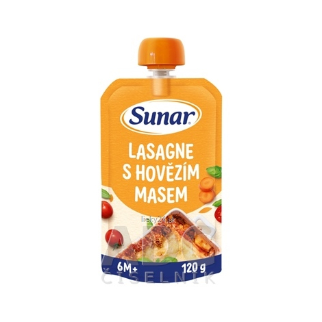 Sunar príkrm LASAGNE S HOVÄDZÍM MÄSOM