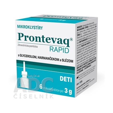 PRONTEVAQ RAPID mikroklystíry DETI