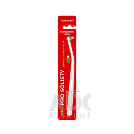 HERBADENT Professional MONO Jednozväzková kefka