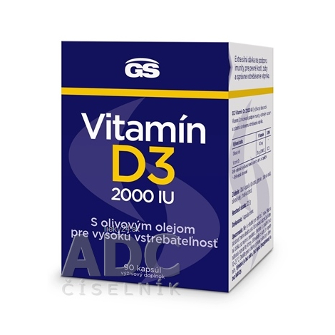 GS Vitamín D3 2000 IU