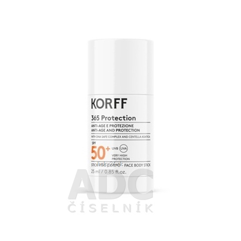 KORFF 365 Protection ANTI-AGE Tyčinka SPF 50+