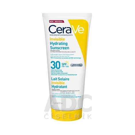 CERAVE Hydratačné opaľovacie mlieko SPF30 177 ml