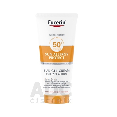 Eucerin SUN GEL proti slnečnej alergii SPF 50+ 200 ml