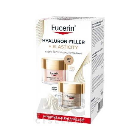 EUCERIN Hyaluron-Filler + Elasticity Denný krém 50 ml + nočný krém 50 ml
