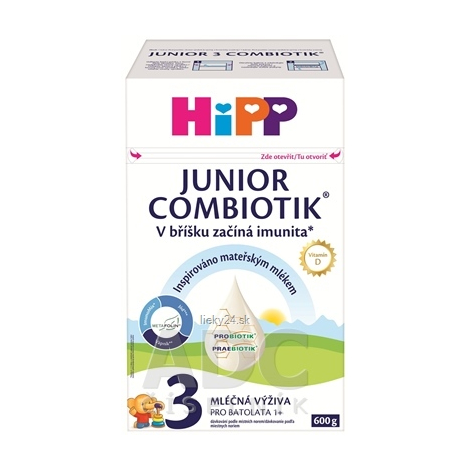 HiPP 3 Junior combiotik mliečna výživa pre batoľatá od 1 roka 1 x 600 g