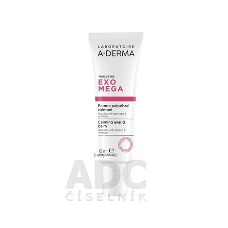 A-DERMA EXOMEGA Upokojujúci balzam na očné okolie