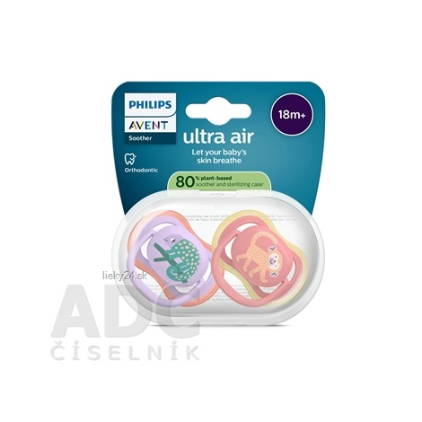 Philips AVENT Cumlík Ultra air, 18+m obr. dievča 2 ks