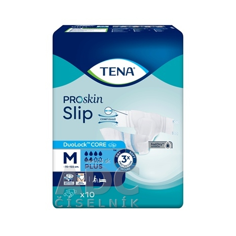 TENA Slip plus Plienkové nohavičky veľ. M inov.2026 1 x 10 ks