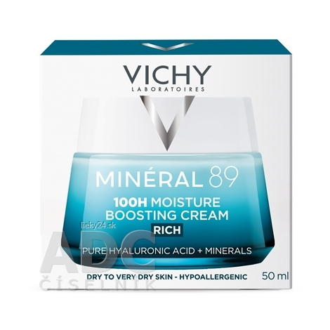 VICHY Mineral89 72 hodín hydratačný krém RICH 50 ml