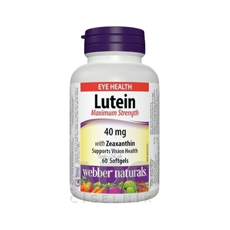 Webber Naturals Luteín 40 mg 60 kapsúl