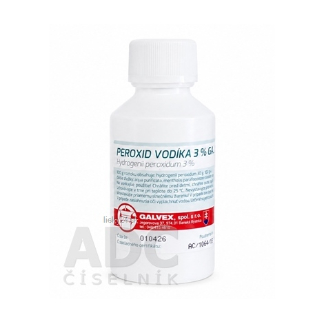 PEROXID VODÍKA 3% GALVEX