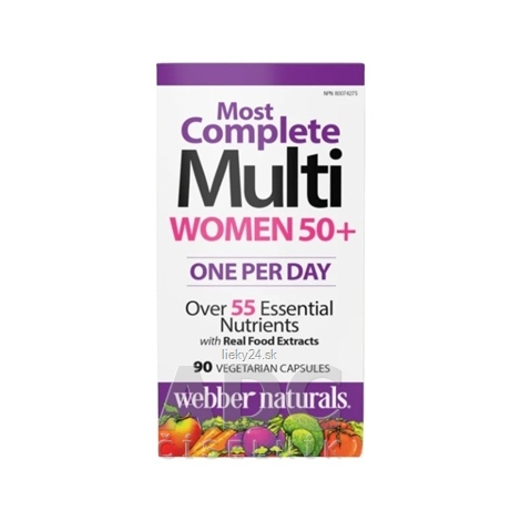Webber Naturals Multivitamín pre ženy 50+ 90 kapsúl