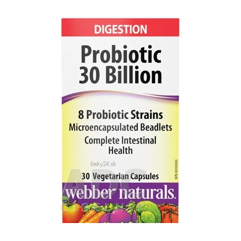 WEBBER NATURALS Probiotic 30 miliárd 8 kmeňov 30 kapsúl