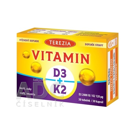 TEREZIA VITAMÍN D3 2000 IU + K2 120 μg