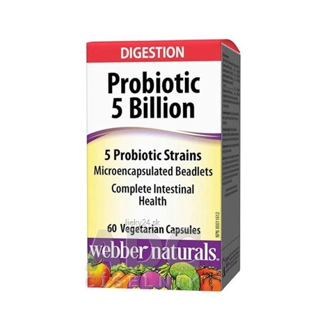 Webber Naturals Probiotic 5 miliárd 60 kapsúl