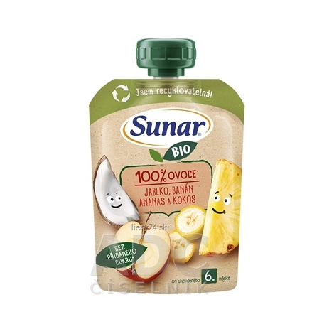 Sunar BIO Jablko Banán Ananás Kokos