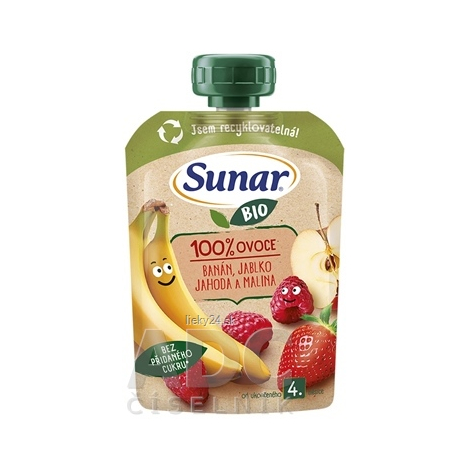 Sunar BIO Banán Jablko Jahoda Malina