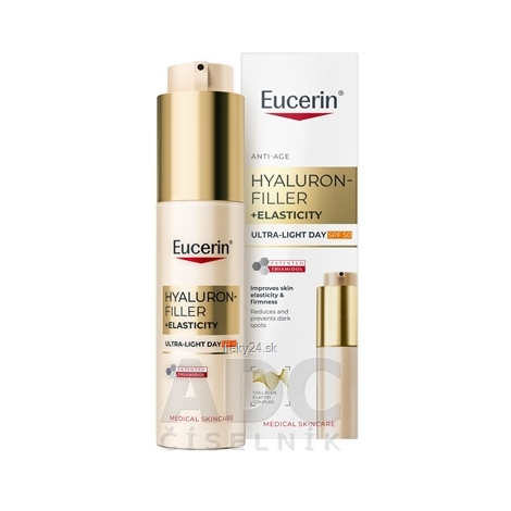 Eucerin Hyaluron-Filler + Elasticity Denný krém ultra ľahký SPF 50 50ml