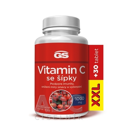 GS Vitamín C 1000 mg so šípkami XXL