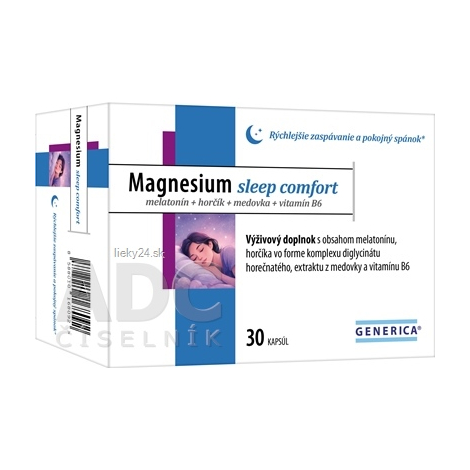 GENERICA Magnesium sleep comfort 30 kapsúl