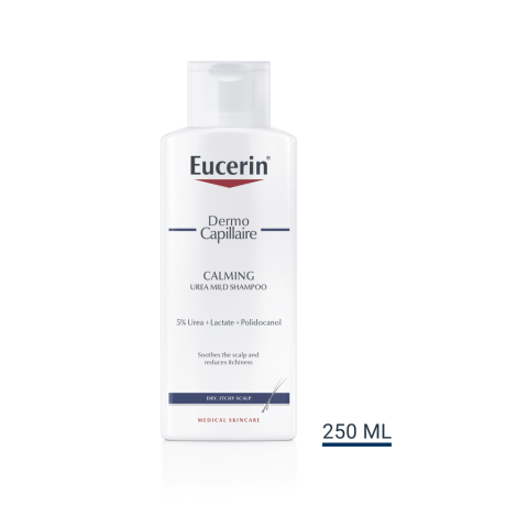 Eucerin DermoCapillaire Upokojujúci šampón s ureou pre suchú pokožku hlavy 250ml