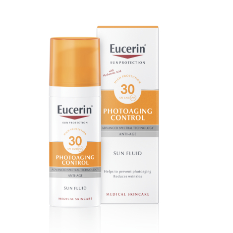 Eucerin SUN PHOTOAGING CONTROL Emulzia na tvár proti vráskam SPF 30 50ml
