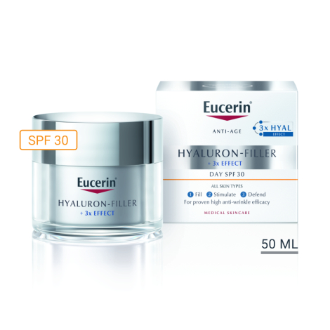 Eucerin Hyaluron-Filler + 3x EFFECT Denný krém SPF 30 50ml