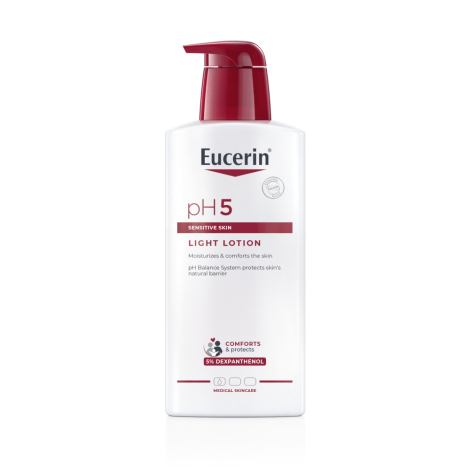 Eucerin pH5 telové mlieko ľahká textúra pre citlivú pokožku 400 ml