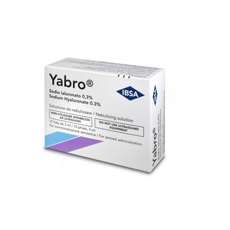 E-shop Yabro roztok na rozprašovanie s kyselinou hyalurónovou 0,3% sterilný 10x3 ml