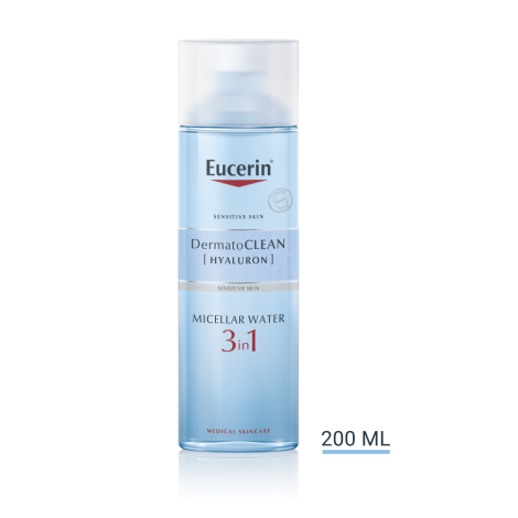Eucerin DermatoClean Hyaluron Micelárna voda 3v1 citlivá pleť 200 ml