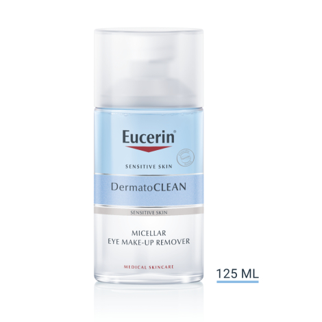 Eucerin odličovač voděodolného očného make-upu DermatoCLEAN 125 ml